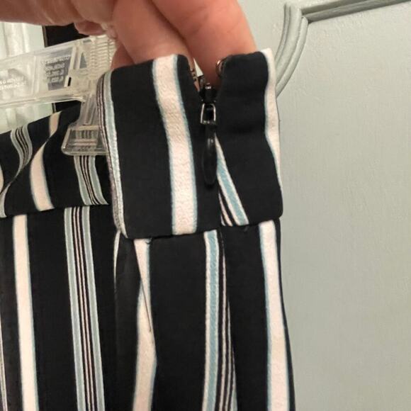 Ann Taylor New With Tag Striped Wide Leg Dress Pants Size 6 - Picture 2 of 4